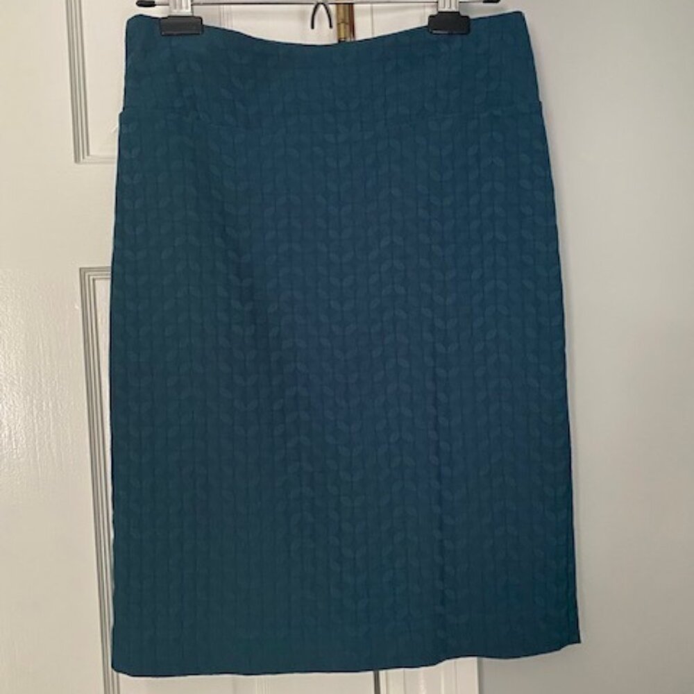 Margaret M Teal Skirt